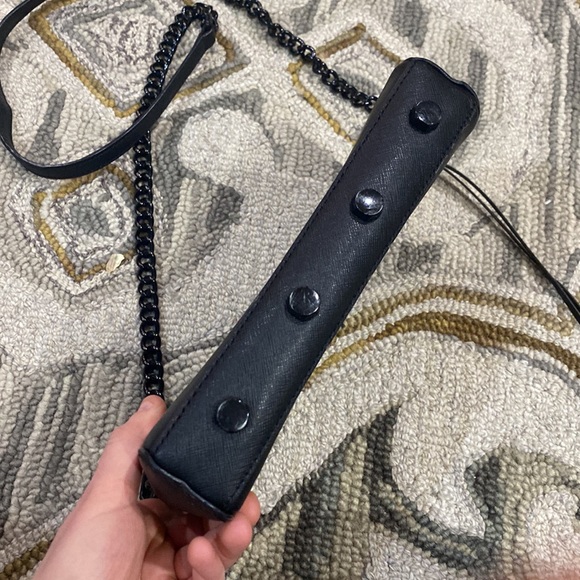 💕 Rebecca minkoff black leather medium shoulder bag 💕 - Picture 3 of 11